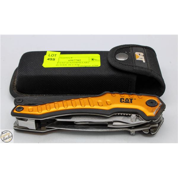 LARGE CAT (CATERPILLAR) MULTI-TOOL IN CASE