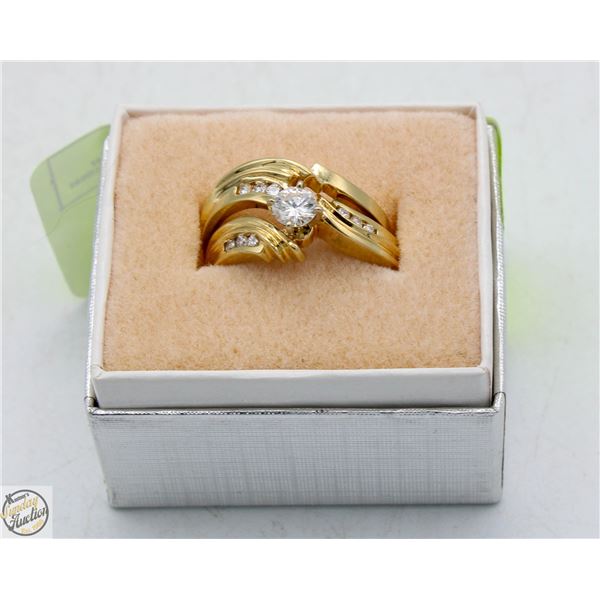 14KT YELLOW/WHITE GOLD CUSTOM DESIGNED DIAMOND