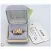 Image 1 : 10KT GOLD DIAMOND MENS RING WEIGHS 7.03G SI-1/SI-2