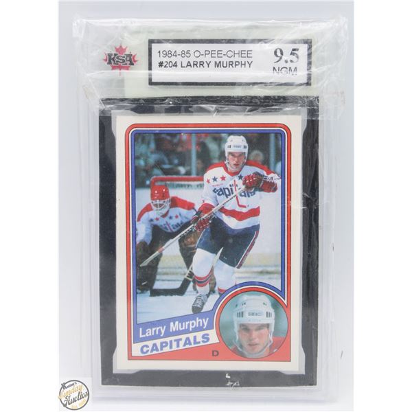 LARRY MURPHY KSA 9.5 NGM GRADED 1984 85 OPC CARD