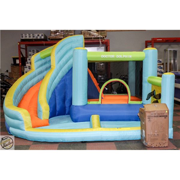 NEW DOCTOR DOLPHIN  INFLATABLE CASTLE BOUNCY HOUSE