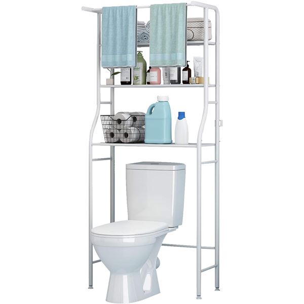 NEW ASSEMBLED OVER THE TOILET STORAGE MJ