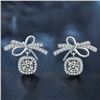 Image 1 : 1 CT GRA CERTIFIED BOW STYLE ROUND BRILLIANT