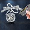 Image 3 : 1 CT GRA CERTIFIED BOW STYLE ROUND BRILLIANT