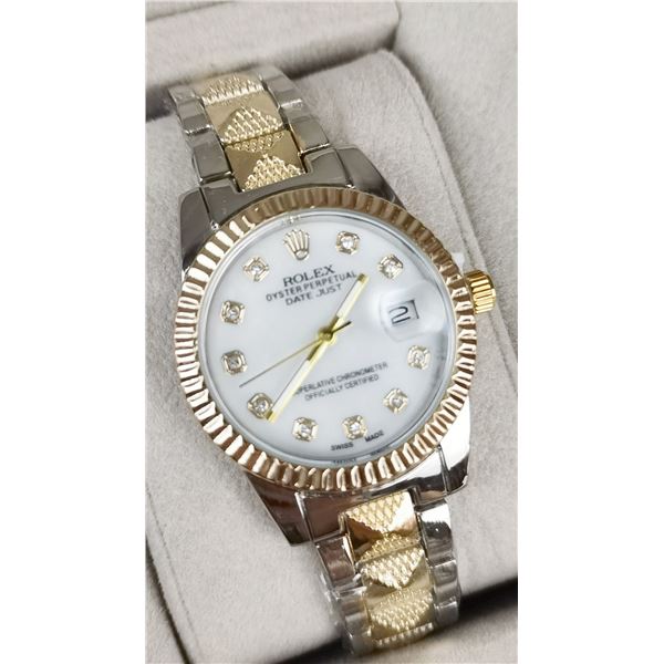 NEW R0LEX REPLICA QUARTZ "DATE JUST" WOMEN'S WATCH
