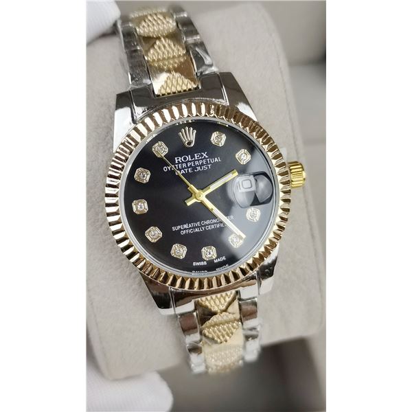 NEW R0LEX REPLICA QUARTZ "DATE JUST" WOMEN'S WATCH