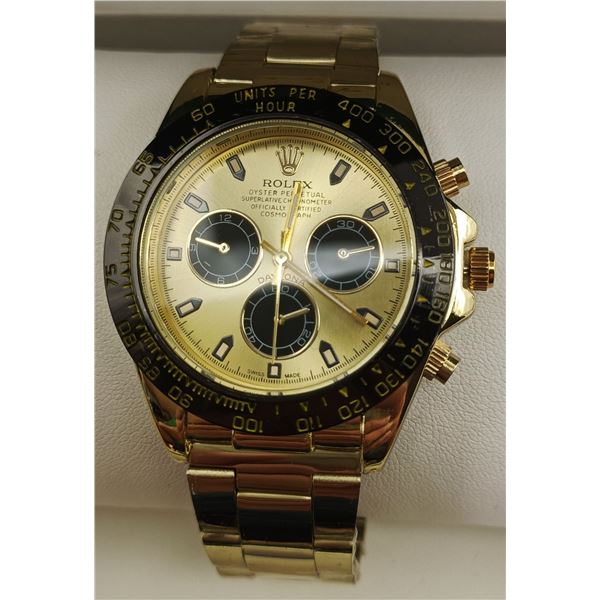 NEW REPLICA R0LEX QUARTZ "DAYTONA" WATCH