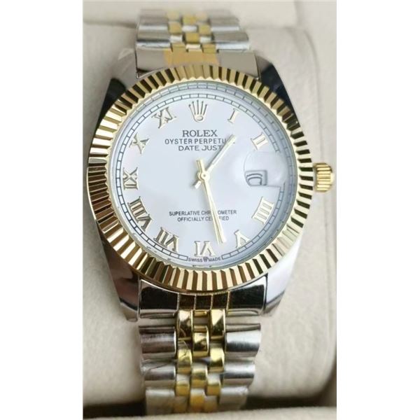 NEW REPLICA R0LEX QUARTZ "DATEJUST" WATCH