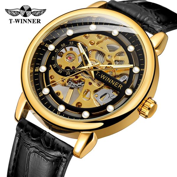 NEW MECHANICAL SKELETAL T-WINNER WATCH