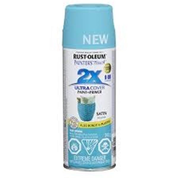 NEW 3 X 340G RUST-OLEUM PAINT + PRIMER SEASIDE
