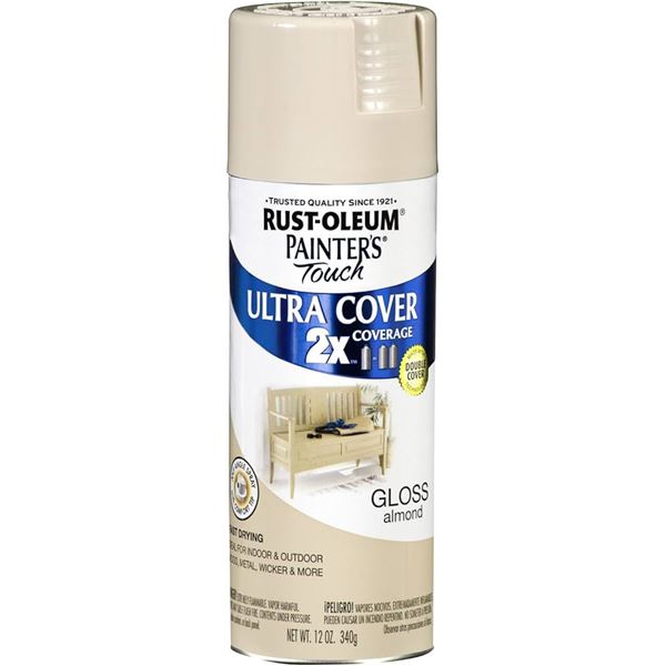 3 NEW RUST-OLEUM PAINTER'S TOUCH GLOSS ALMOND 2X