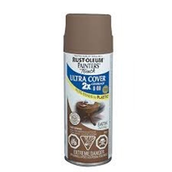 NEW 3 X 340G RUST-OLEUM PAINT + PRIMER NUTMEG