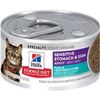 Image 1 : NEW 24 X 82G HILLS TUNA & VEG ADULT CAT FOOD