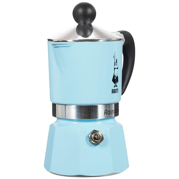 NEW 1 CUP BIALETTI RAINBOW LIGHT BLUE