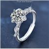 Image 1 : 1 CT CERTIFIED ROUND BRILLIANT MOISSANITE 925S