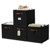 Image 1 : NEW 4 PIECES DECOMOMO CUBE STORAGE BINS 13 X 15"