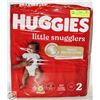 Image 1 : NEW HUGGIES LITTLE SNUGGLERS SIZE TWO 60 COUNT