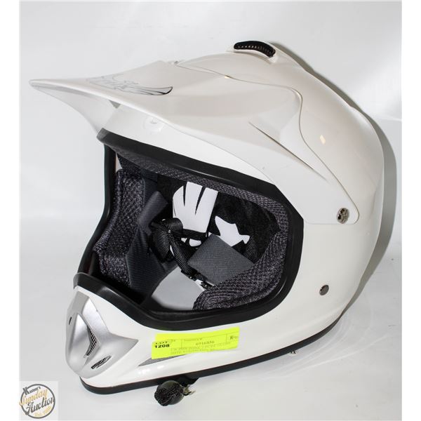 NEW PHX ZONE 3 PURE GLOSS WHITE YOUTH SIZE XL