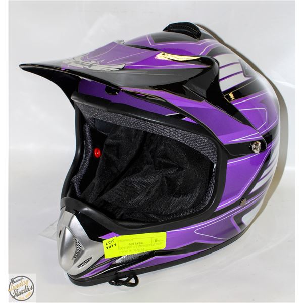 NEW PHX ZONE 3 TEMPEST GLOSS PURPLE YOUTH SIZE M