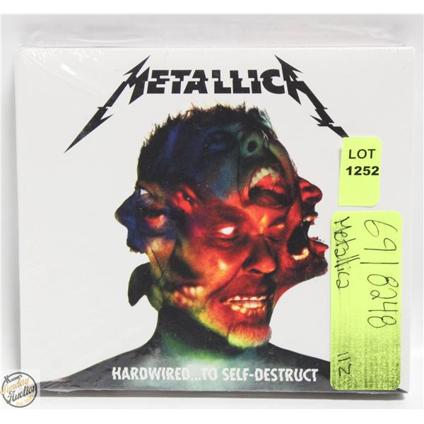 SEALED METALLICA HARDWIRED...TO SELF-DESTRUCT CD