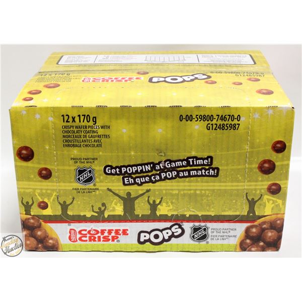 NEW 12 X 170G COFFEE CRISP POPS
