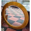 Image 1 : GOLD-TONED FRAMED ROUND MIRROR 34”