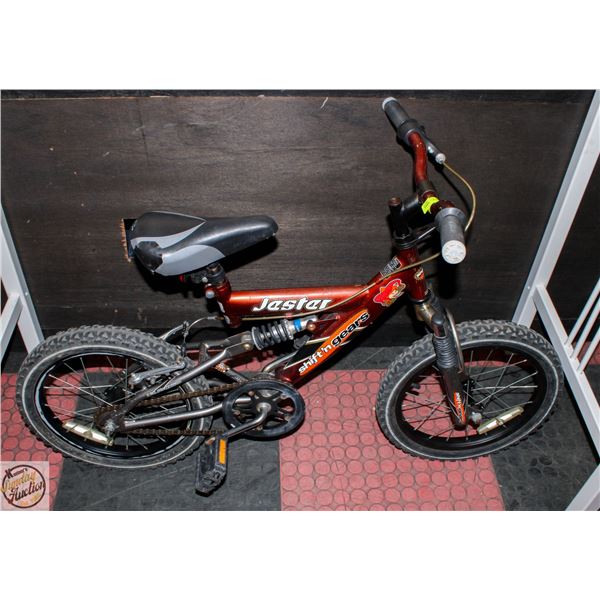 JESTAR 16" DUAL SUSPENSION BIKE