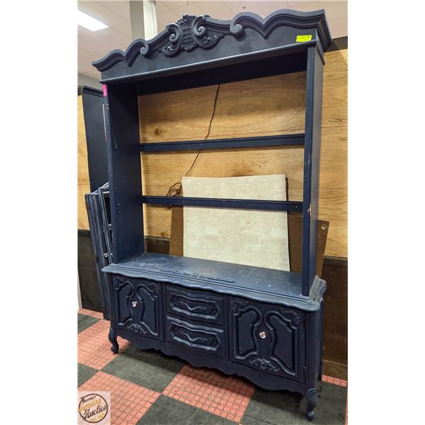 BAILIFF SEIZED: BLUE CHINA CABINET DOORS