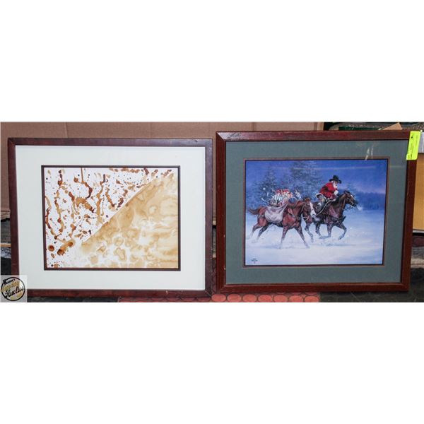 BAILIFF SEIZED: LOT OF 2 PICTURES
