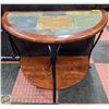 Image 1 : BAILIFF SEIZED: TILE TOP 2 TIER PLANT STAND