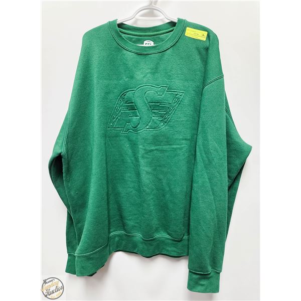 CFL SASKATCHEWAN ROUGHRIDERS SIZE 3XL SWEATSHIRT