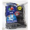 Image 1 : BLACK CREW SOCKS 12-16 SIZE 6-PACK FRUIT OF