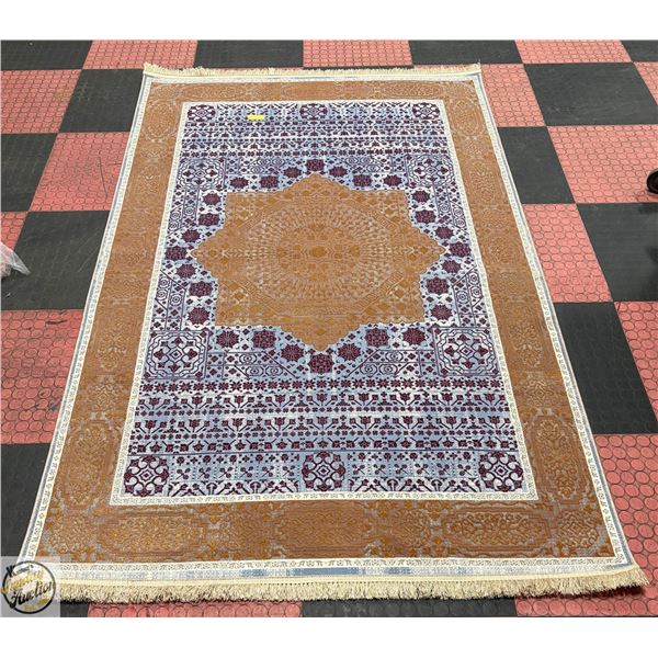 NEW PREMIUM SIZAN CARPET, POLY COTTON, 57” X 86”