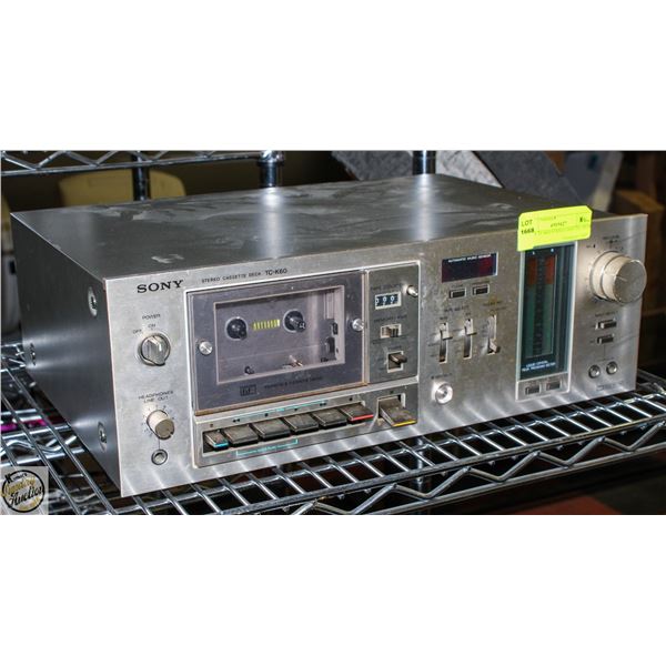 SONY TC-K60 STERO CASETTE DECK