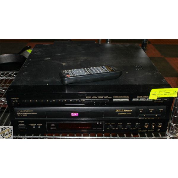 PIONEER DVL-V888 DVD-VCD-LD PLAYER