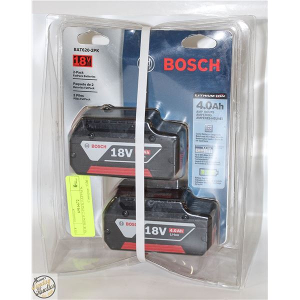 NEW BOSCH 2-PACK FATPACK