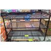 Image 1 : METAL SHELVING UNIT, 3 TIRES, SIZE L-27” X W-12” X