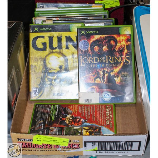 9 X BOX GAMES - MIXED