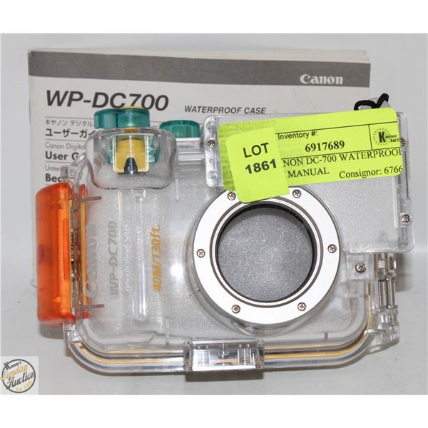 NEW CANON CASE DC-700 WATERPROOF W/MANUAL