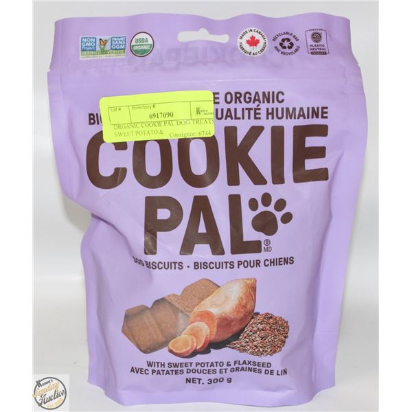 ORGANIC COOKIE PAL DOG TREATS SWEET POTATO &