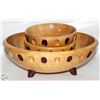 Image 1 : STAMPED SALAD BOWL “BARIBOCRAFT” 4 PIECES