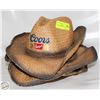 Image 1 : 3 COORS BANQUET COWBOY HATS