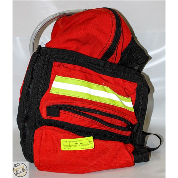 XL SAFETY VEST W/BLADDER - ESTATE