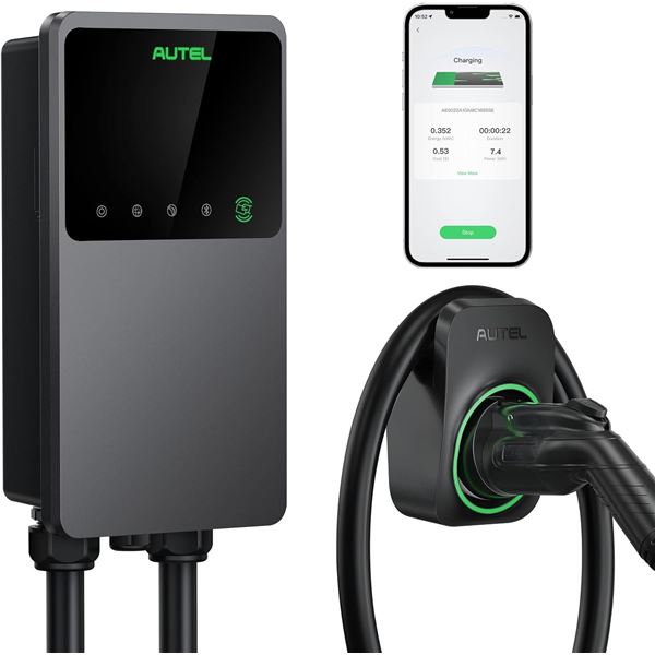 NEW AUTEL MAXICHARGER AC WALLBOX HOME DARK GREY