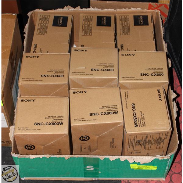 SONY NETWORK CAMERAS 6 - SNC-CX600  3 - SNC-CX600W
