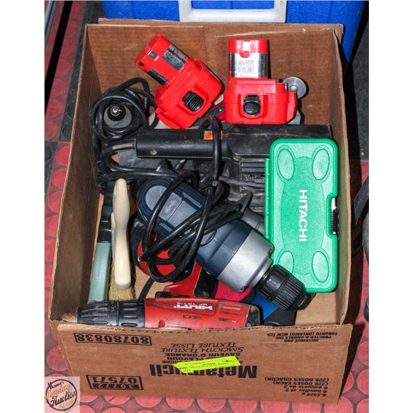 LOT OF TOOLS & TOOL PARTS