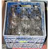 Image 1 : MILK CRATE WITH 9 MILK BOTTLES - ESTATE