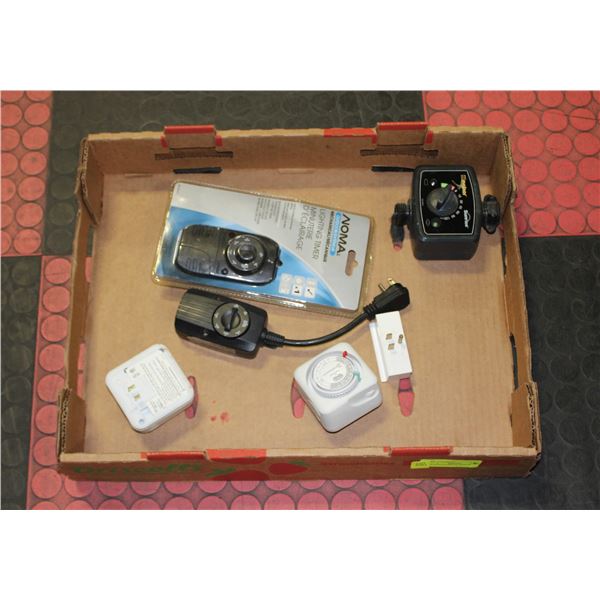 LOT OF ELECTRICAL TIMERS