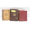 Image 1 : 3 ANTIQUE BOOKS