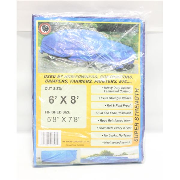 NEW GOLBERG 6' X 8' SUPER STRENGTH CAR COVER